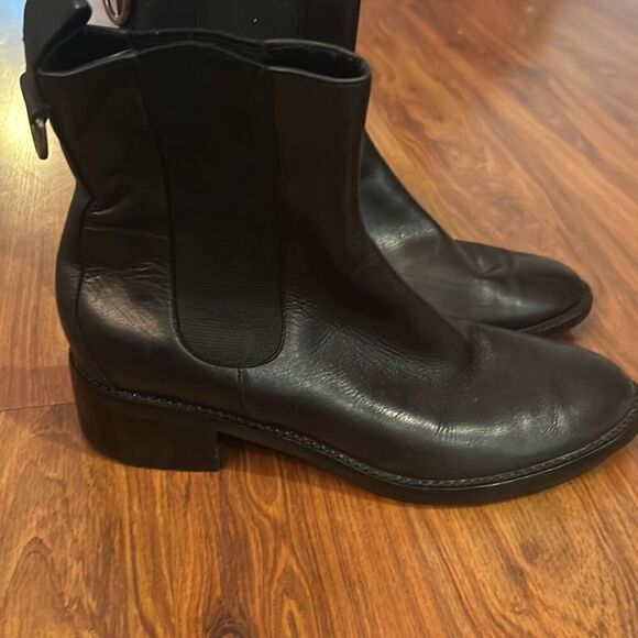 Cole Haan black leather booties size 7 - Picture 6 of 6